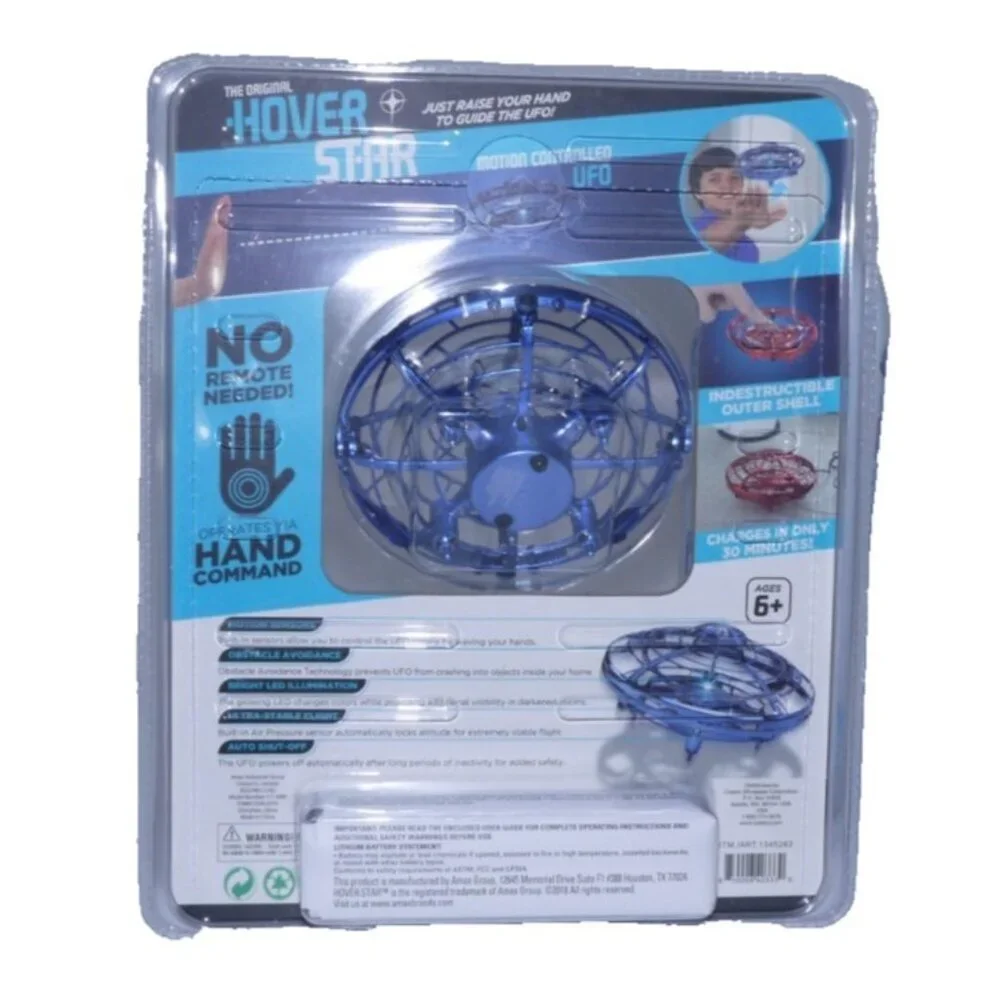 COSTCO Hover Star Motion Controlled UFO blue flying disc toy NEW